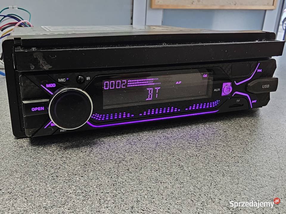 Radio samochodowe 1DIN z wysuwanym ekranem Radioodtwarzacze sprzedam
