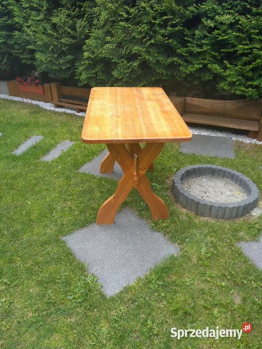 Stół drewniany góralski