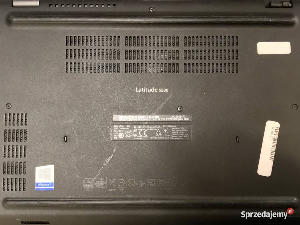 DELL Latitude 5280 LAPTOP 125 i5 26GHz 8GB 256GB