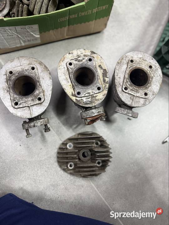 Cylinder głowica silnik komar s38 rys motorynka Kielce