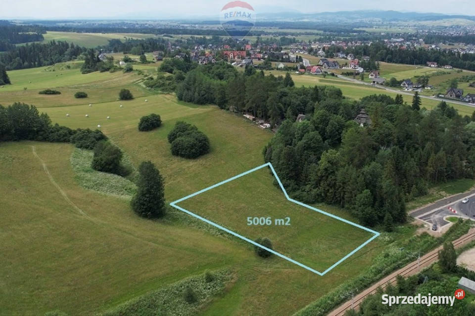 Działka w Szaflarach Kocim Zamku małopolskie Szaflary