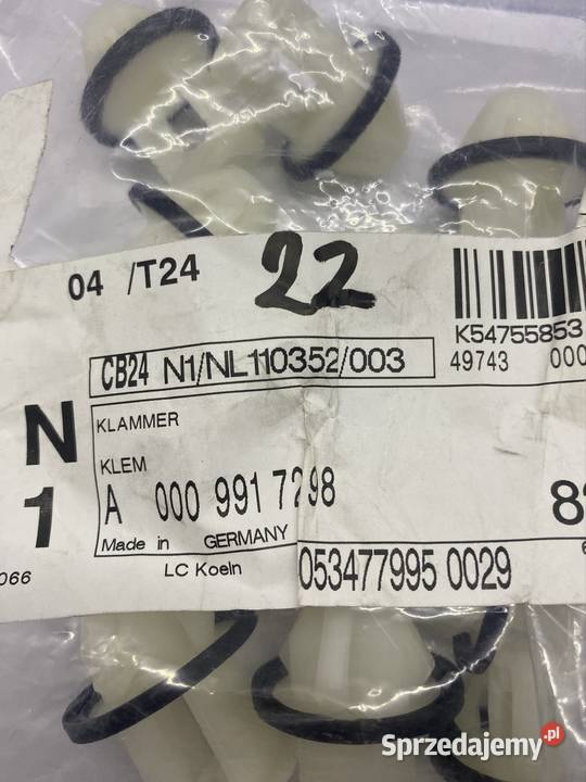 Spinka listwy progowej Mercedes A0009917298 Nakładki progowe Jasienica