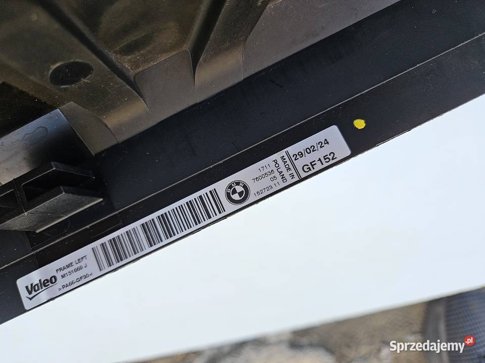 BMW F20 F30 UCHWYT LEWY MOCOWANIE LEWE CHŁODNICY Międzychód