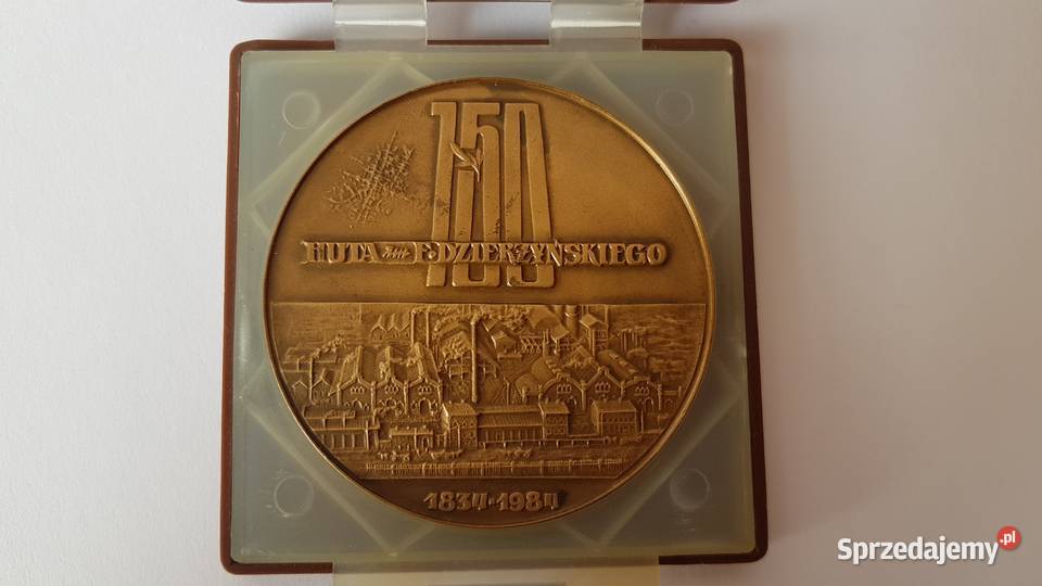 Medal 150 lecia Huty im F Dzierżyńskiego brąz Pozostałe śląskie Dąbrowa Górnicza