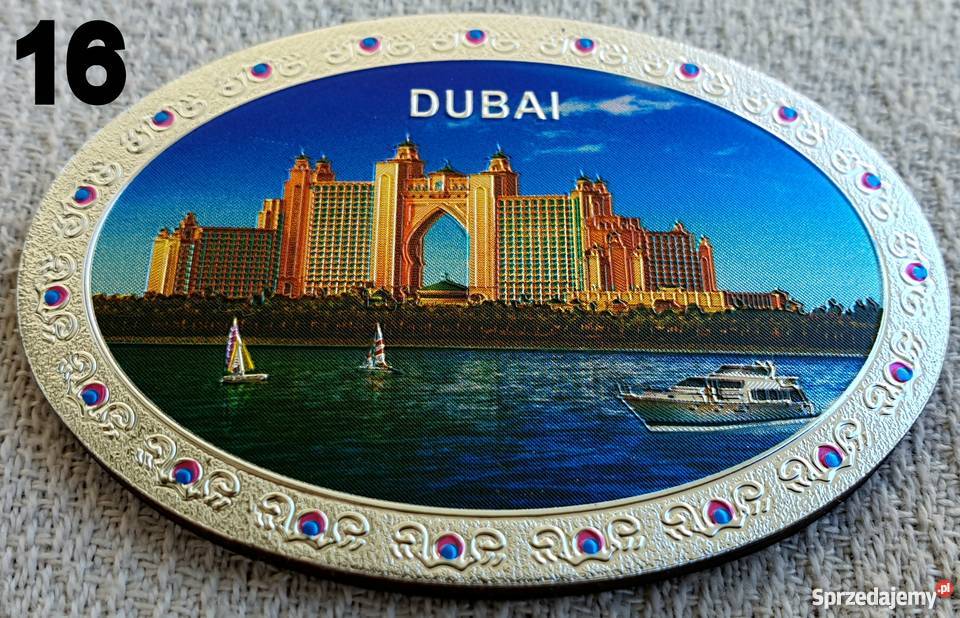 Magnes magnez na lodówkę ZEAUAEDubajEmiraty