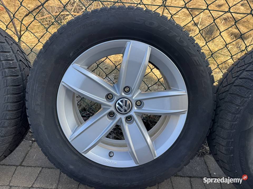 Felgi VW 16 5x112 et 45 65j z czujnikami Konin sprzedam