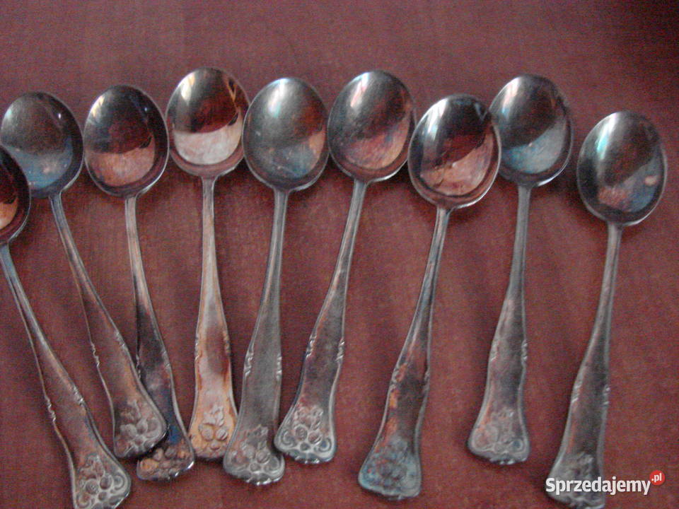 PR NS ALP małe łyżeczki plater grawerka UB pomorskie Pruszcz Gdański