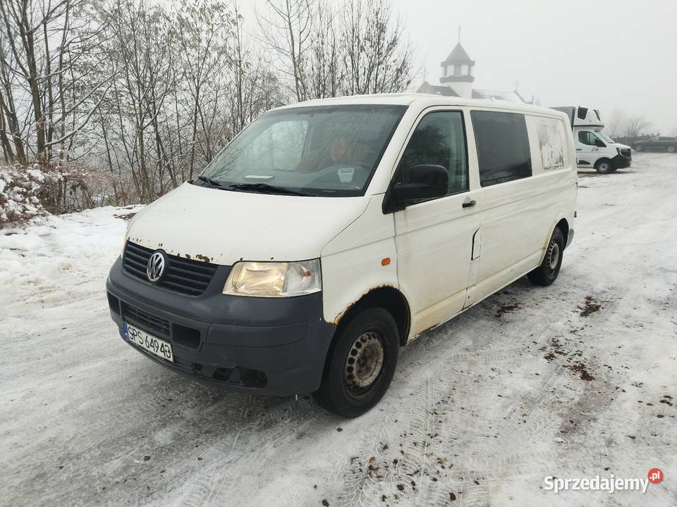 Volkswagen Transporter T5 brygadówka Doka 6 osób Mogilany