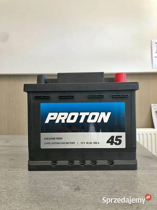 Akumulator PROTON 45Ah 350A Grudziądz osobowe kujawsko-pomorskie