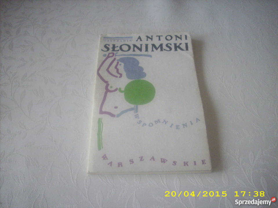 Wspomnienia warszawskie A Słomiński Proza i poezja Goleniów sprzedam