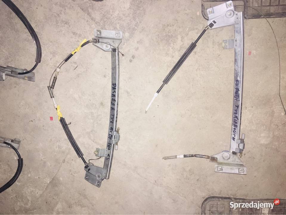 Mechanizmy szyb tył prawy lewy z audi 100 c3 osobowe Części samochodowe Tychy