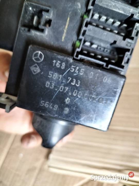 WŁĄCZNIK ŚWIATEŁ Mercedes W168 VANEO 1585450104 Wyposażenie wnętrza Kamień-Kolonia
