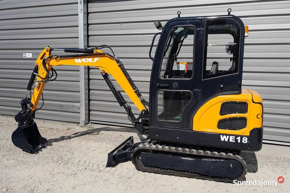 MINIKOPARKA WOLF WE18 Silnik KUBOTA LAIDONG Koparki Wrocław