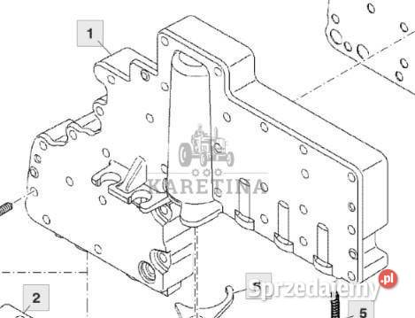 John Deere 7830 Obudowa zaworu sterującego Jastrzębniki sprzedam