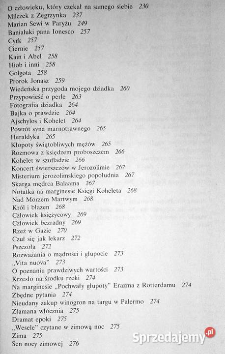 Przypadki mojego życia Roman Brandstaetter Chełm sprzedam