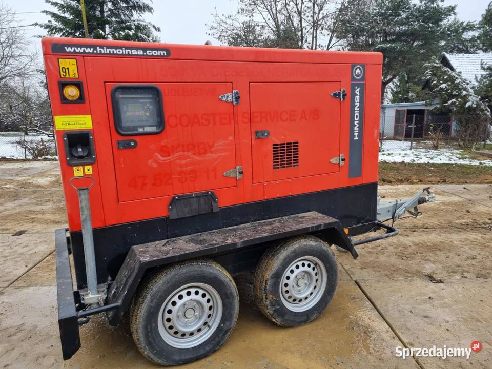 AGREGAT PRĄDOTWÓRCZY HIMOINSA 50 kVA 2015r 6800h Kraków