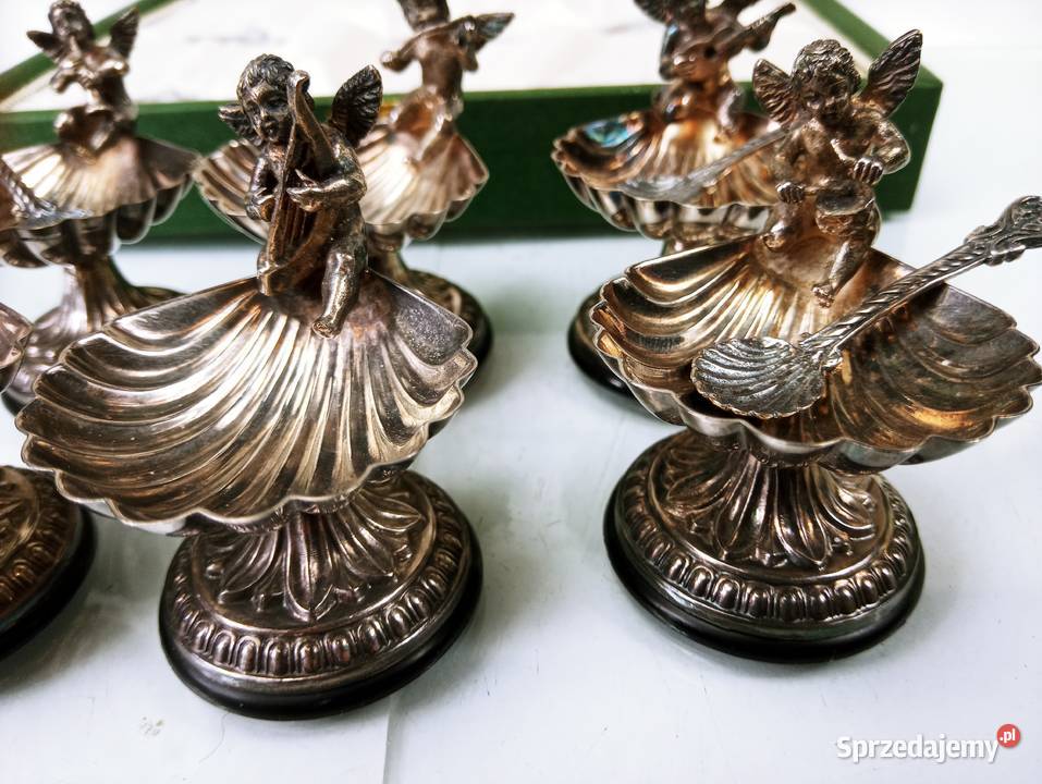 Solniczki Posrebrzane Amory Grajki Muszle Nowa Sól