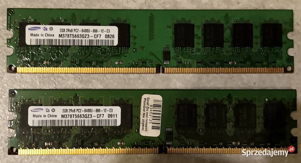 Pamięć RAM Samsung 4GB PC26400U Opole