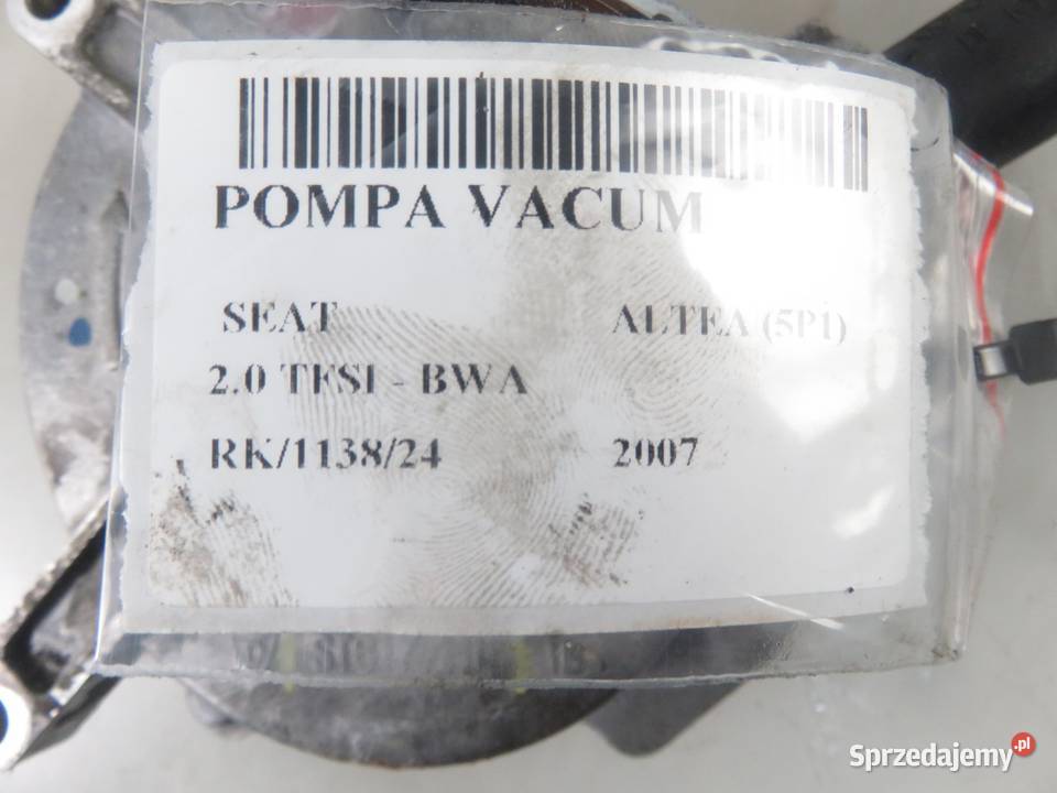 POMPA VACUM SEAT ALTEA 5P1 20 TFSI ST617M1 małopolskie sprzedam