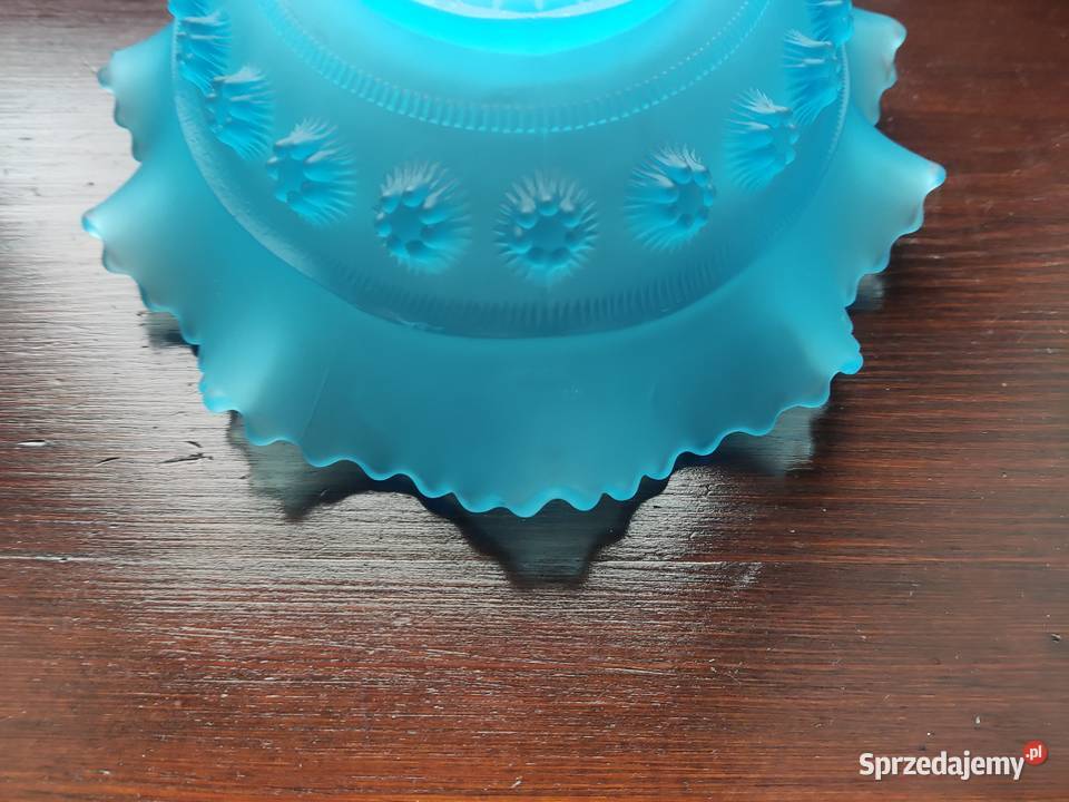 Davidson owalna szklana patera Blackberry Prunt Antyki Kraków sprzedam