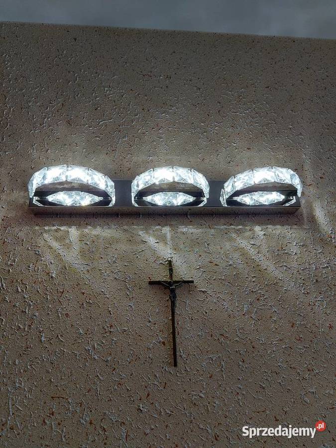 Kinkiet lampa led z kryształkami małopolskie