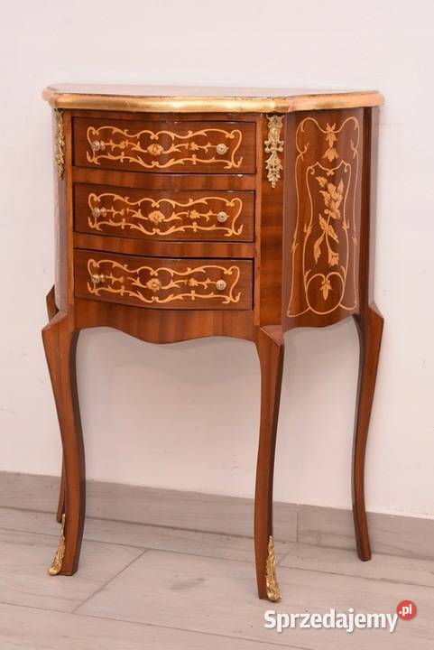 Drewniany Stolik Komoda Nakastlik Szafka 3