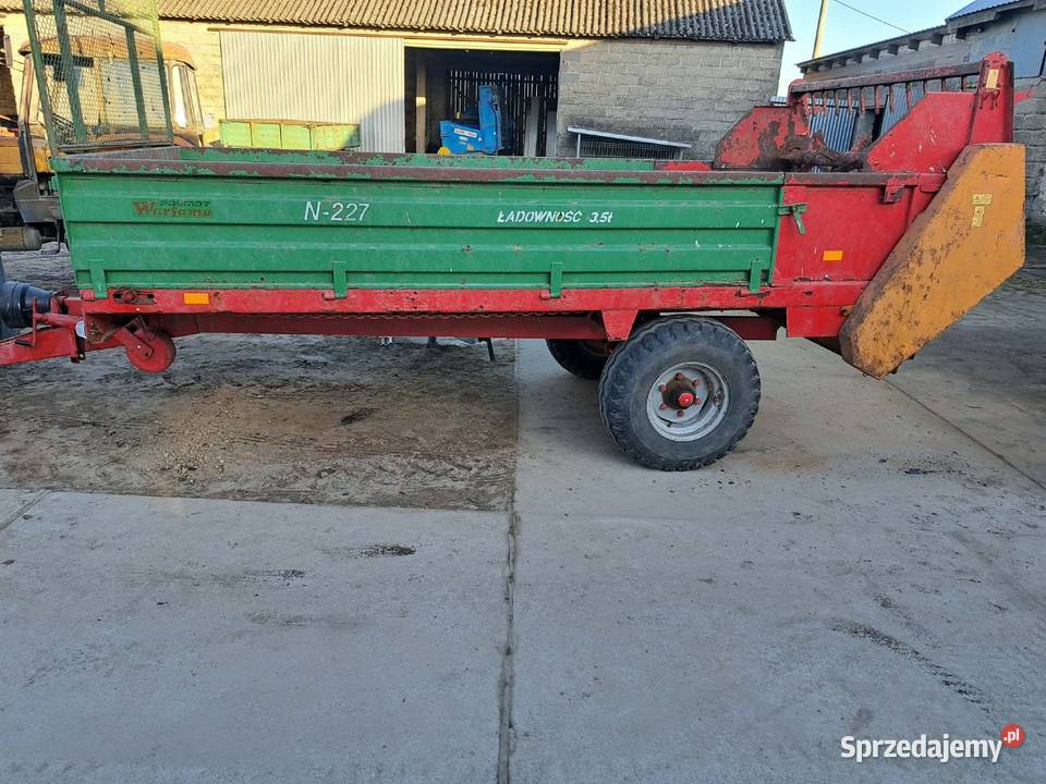 Rozrzutnik Obornika PolMot N227 35T Rozrzutniki obornika Kowal