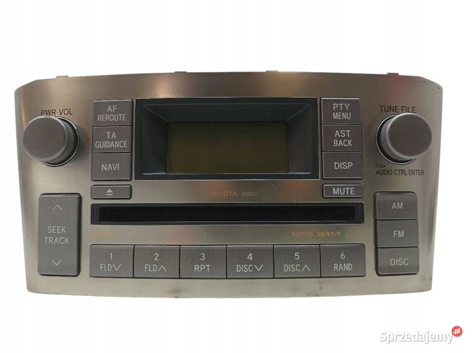 RADIO FABRYCZNE CD 8612005120 Toyota Avensis II