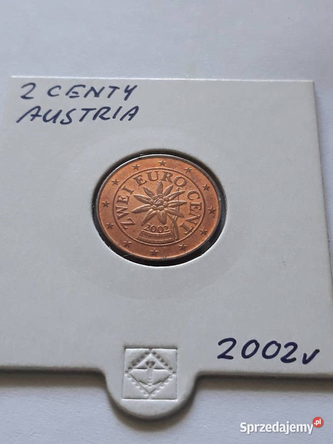 2 Eurocenty Austria 2002 r UNC
