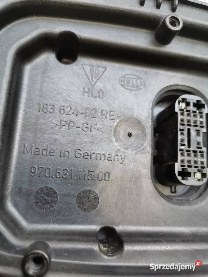PORSCHE PANAMERA 970 PRAWA ZAŚLEPKA LAMPY PRZÓD Oświetlenie