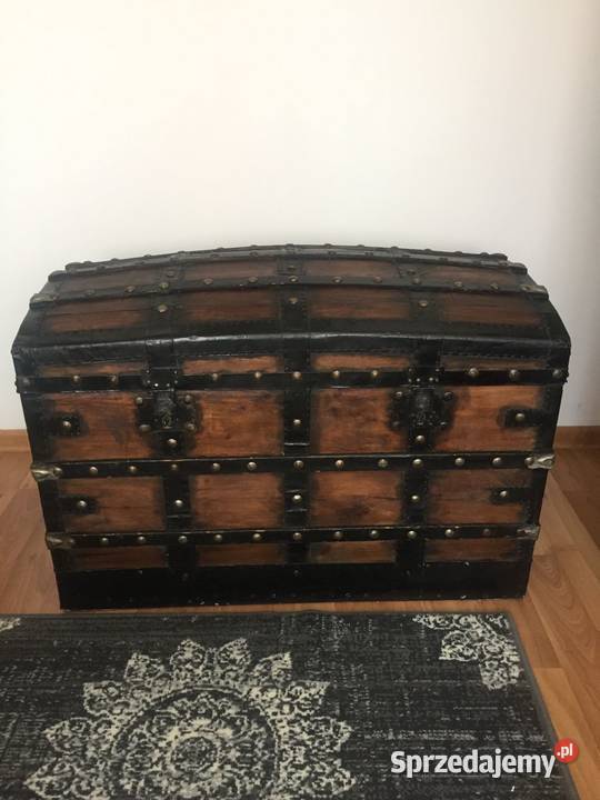 Kufer Skrzynia antyk 1850 Smyrna Izmir Wrocław