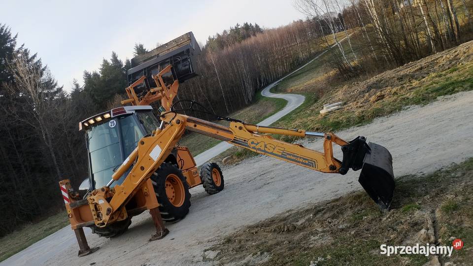 Koparkoładowarka case 580sle małopolskie Szerzyny
