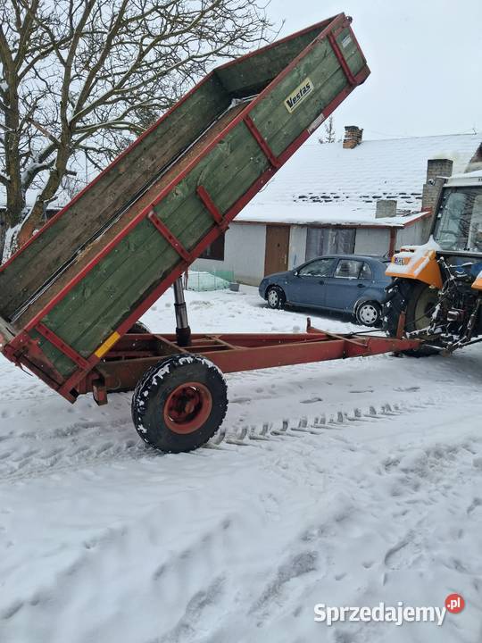 Przyczepa wywrotka Vestas lubelskie Żółkiewka-Osada
