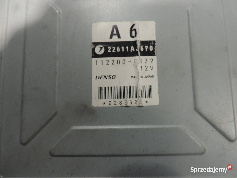 Komputer silnika ECU Subaru Legacy IV 25 EJ25 osobowe