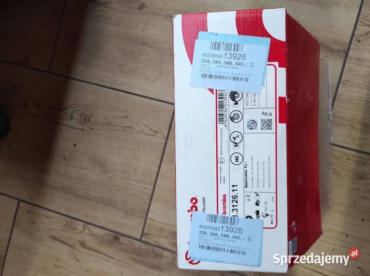 Tarcze hamulcowe firmy Brembo o numerze osobowe Biłgoraj