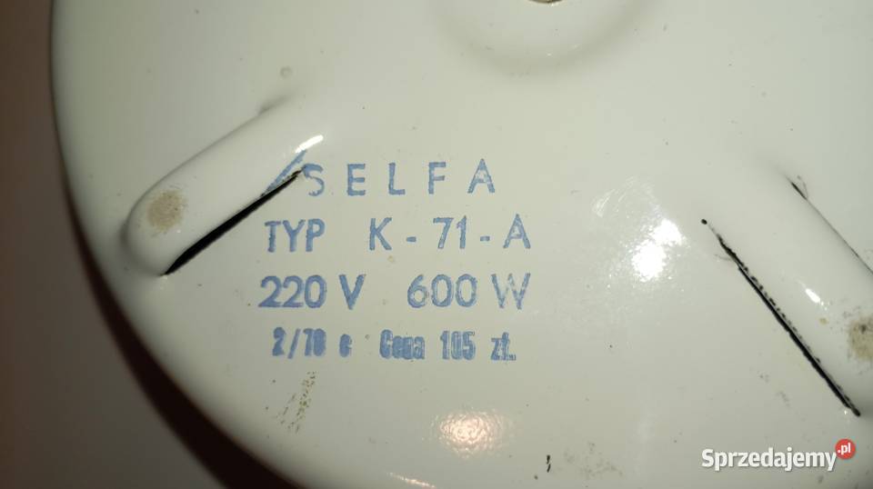 Maszynka elektryczna Selfa typ K71A z okresu Warszawa