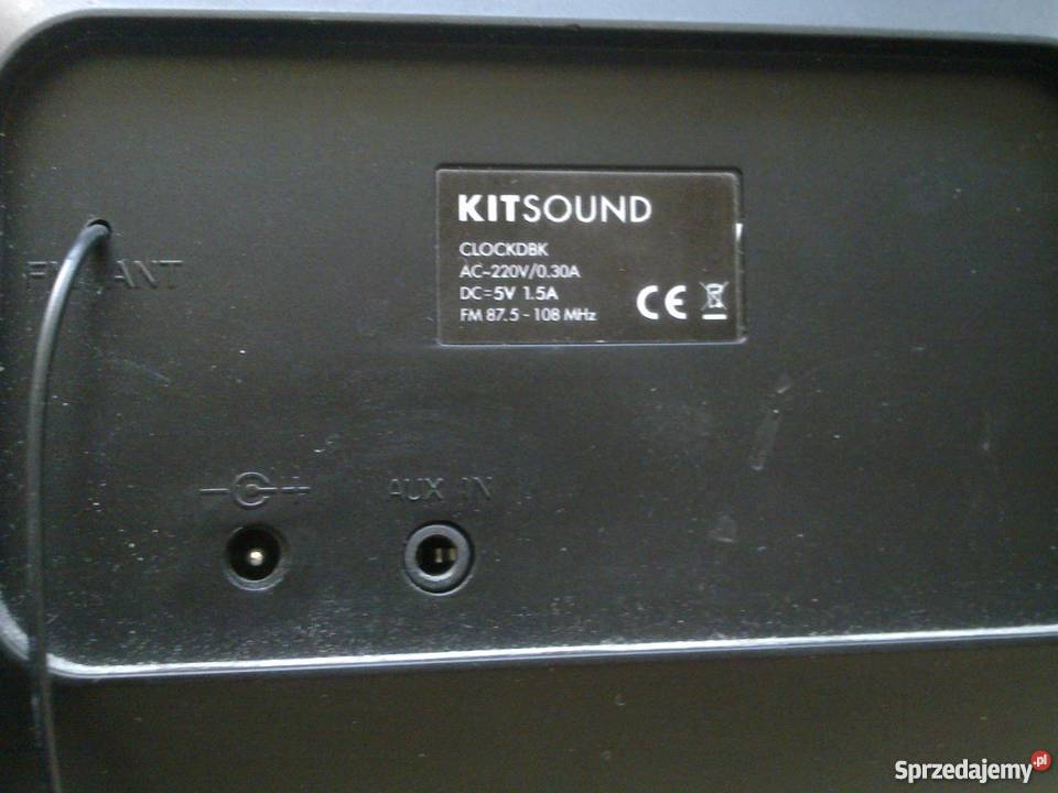 KitSound Clock Radio Dock for iPod iPhone Płońsk