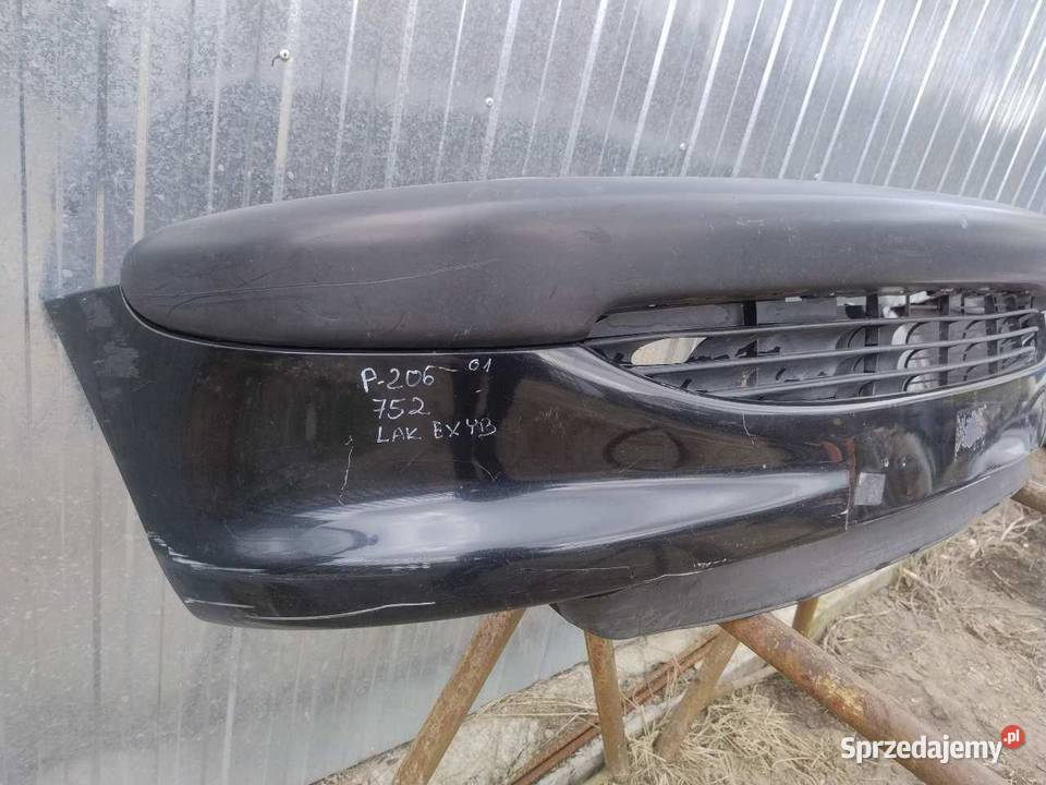 ZDERZAK PRZEDNI PRZÓD PEUGEOT 206 osobowe wielkopolskie
