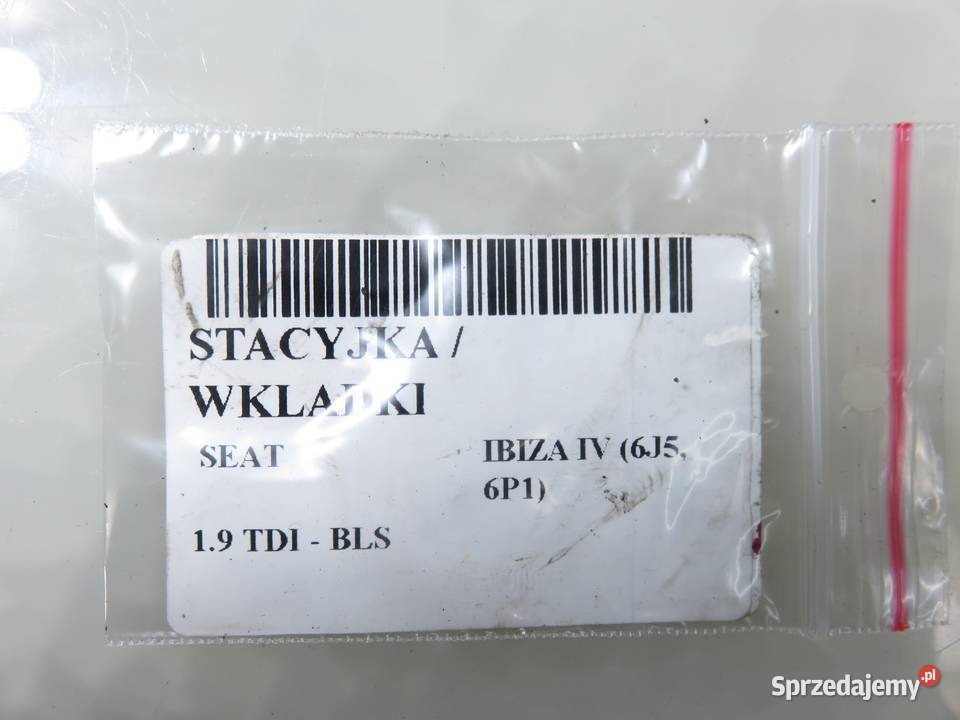 STACYJKA WKŁADKI IBIZA IV 4B0905851C osobowe sprzedam
