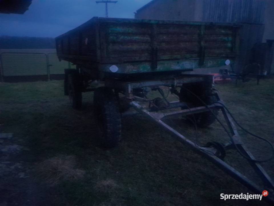 Przyczepa rolnicza autosan D47 wywrotka uszkodzony