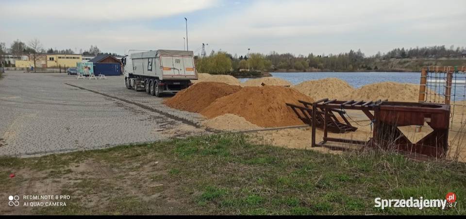 Piasek zasypowy kruszywo drogowe kamień Koniecpol sprzedam