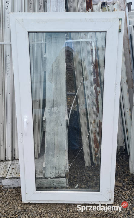 OKNO KacprzaK 80X151 OKNA Używane Plastikowe PCV Okna ścienne Lublin