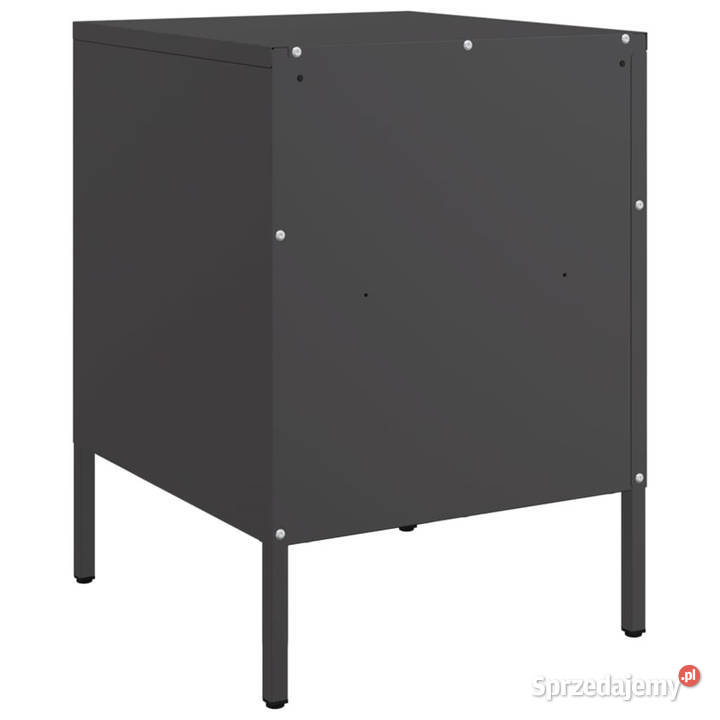 Szafka nocna czarna 36x39x505 stal WM843054 Warszawa