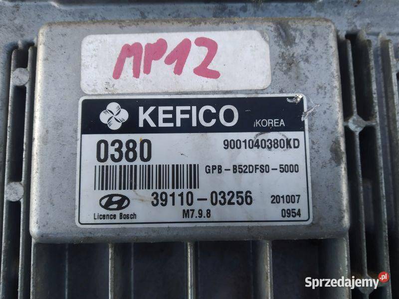 STEROWNIK SILNIKA KOMPUTER HYUNDAI I20 08 12 Gliwice