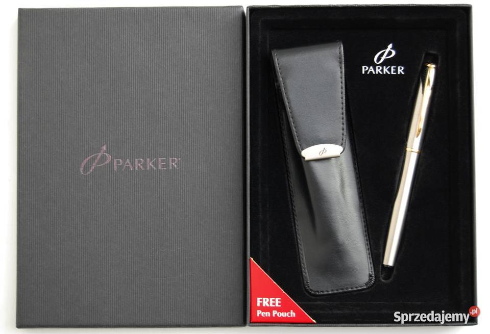 Pióro wieczne Parker Inflection stal złoto Lublin sprzedam