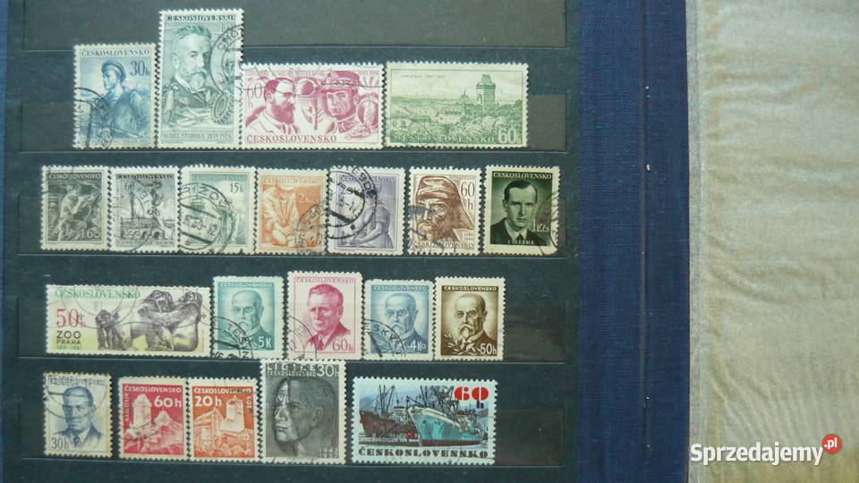 Znaczki Czechosłowacja śląskie Myszków