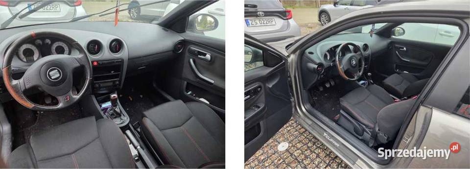 Seat Ibiza III sprzedaż syndyka szary Szczecin sprzedam