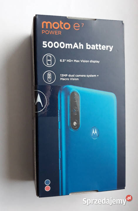 Nowa Smartfon Motorola E7 Power 464GB XT20976 Motorola Wrocław