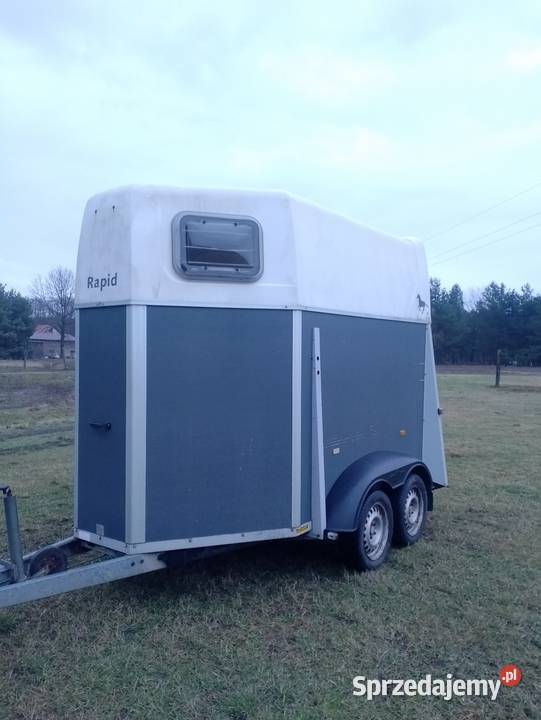 Przyczepa do przewozu dwóch koni DMC 1300 Humbaur śląskie Żerdzina sprzedam