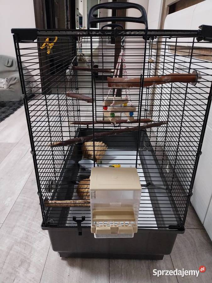 Duża klatka ptaków sprzedam
